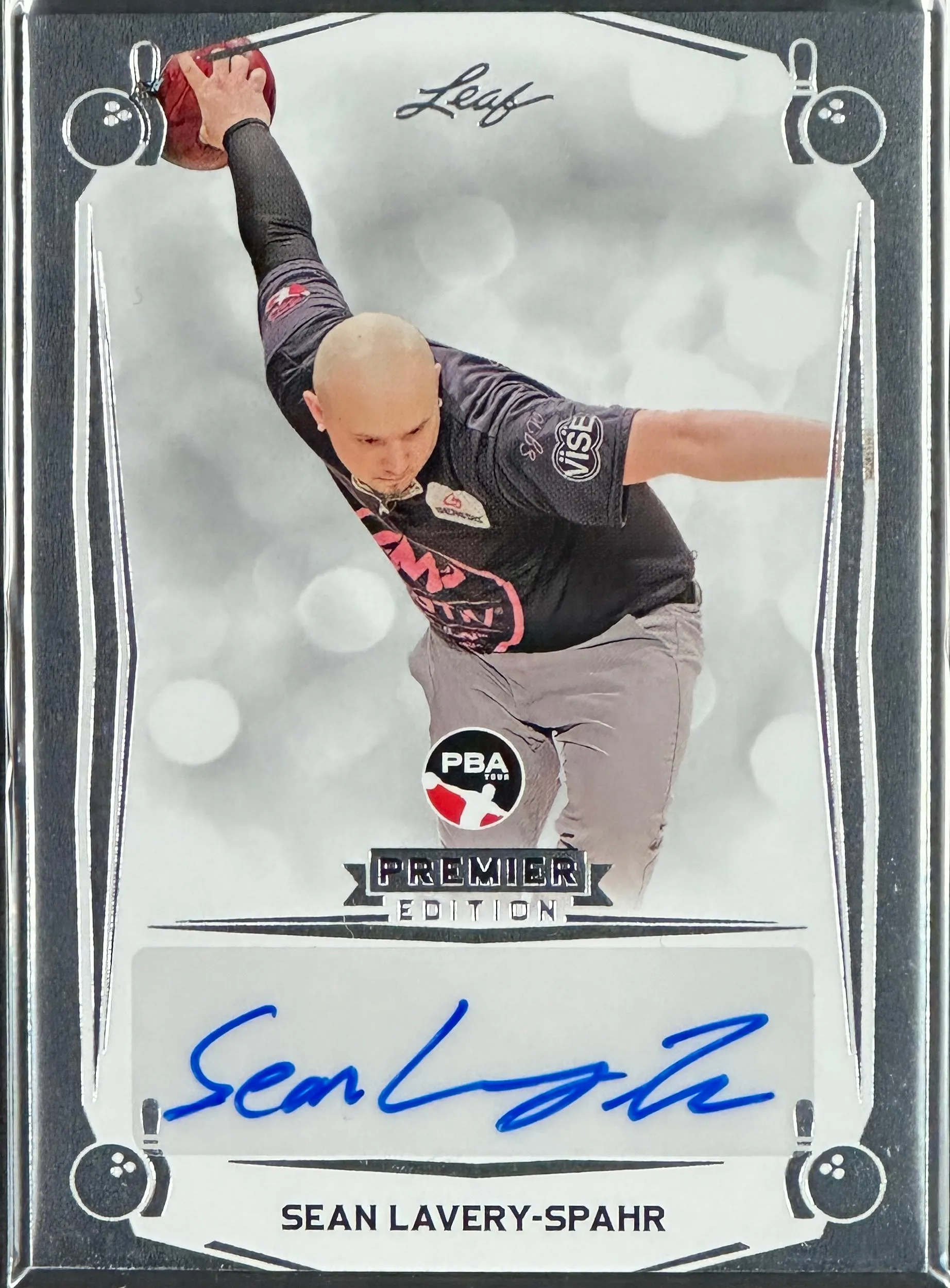 2023 Leaf PBA Trading Card Sean Lavery Spahr Auto