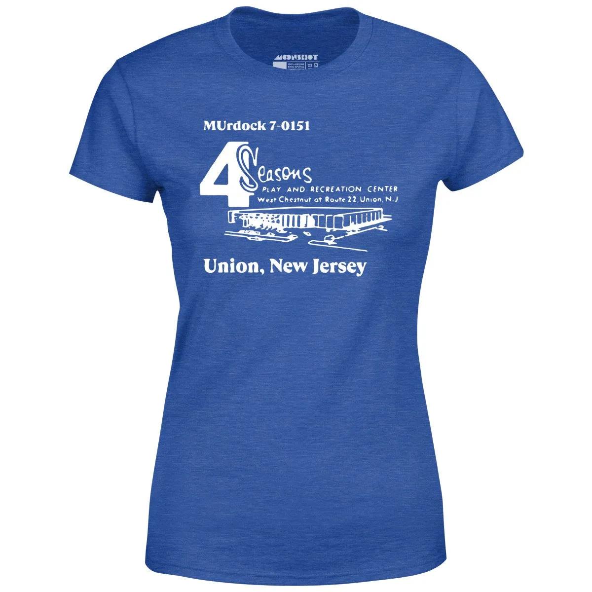 4 Seasons - Union, NJ - Vintage Bowling Alley - Women's T-Shirt