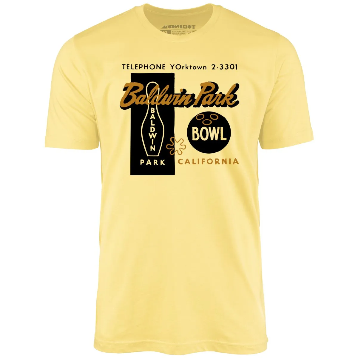 Baldwin Park Bowl - Baldwin Park, CA - Vintage Bowling Alley - Unisex T-Shirt