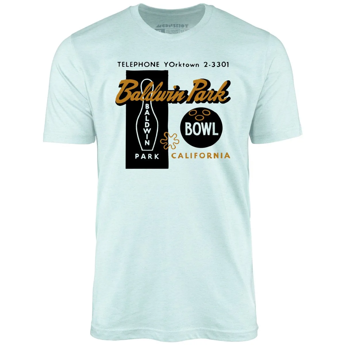 Baldwin Park Bowl - Baldwin Park, CA - Vintage Bowling Alley - Unisex T-Shirt