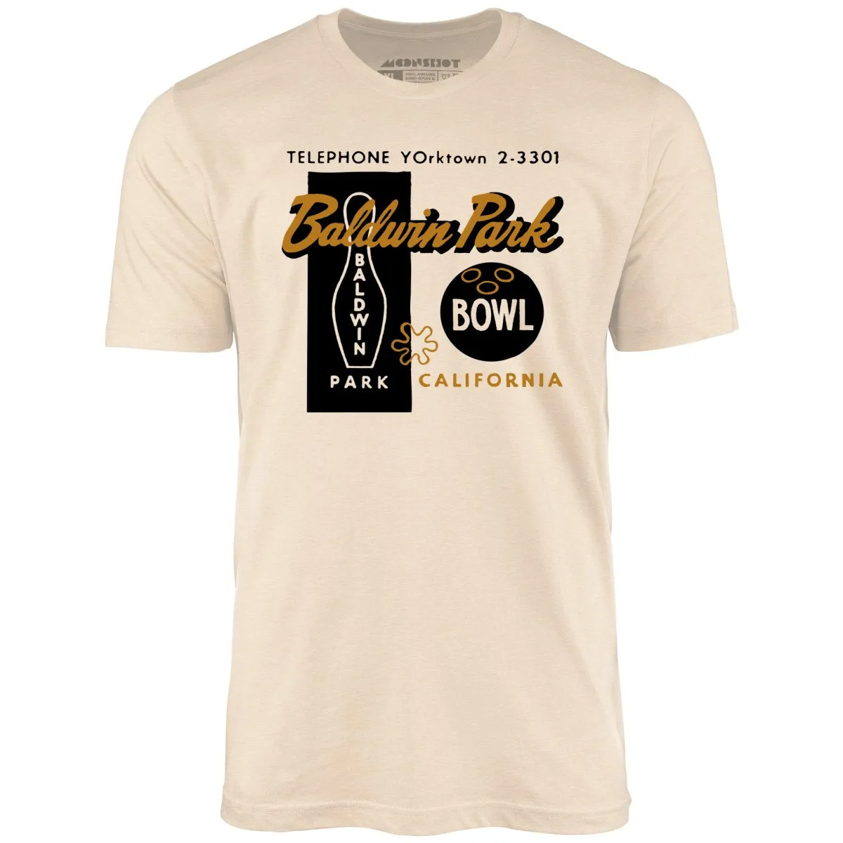 Baldwin Park Bowl - Baldwin Park, CA - Vintage Bowling Alley - Unisex T-Shirt