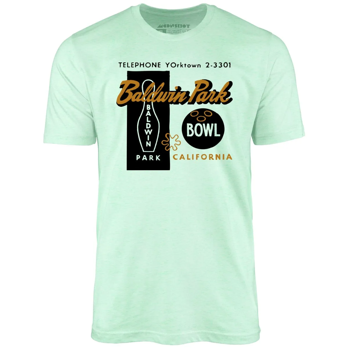 Baldwin Park Bowl - Baldwin Park, CA - Vintage Bowling Alley - Unisex T-Shirt