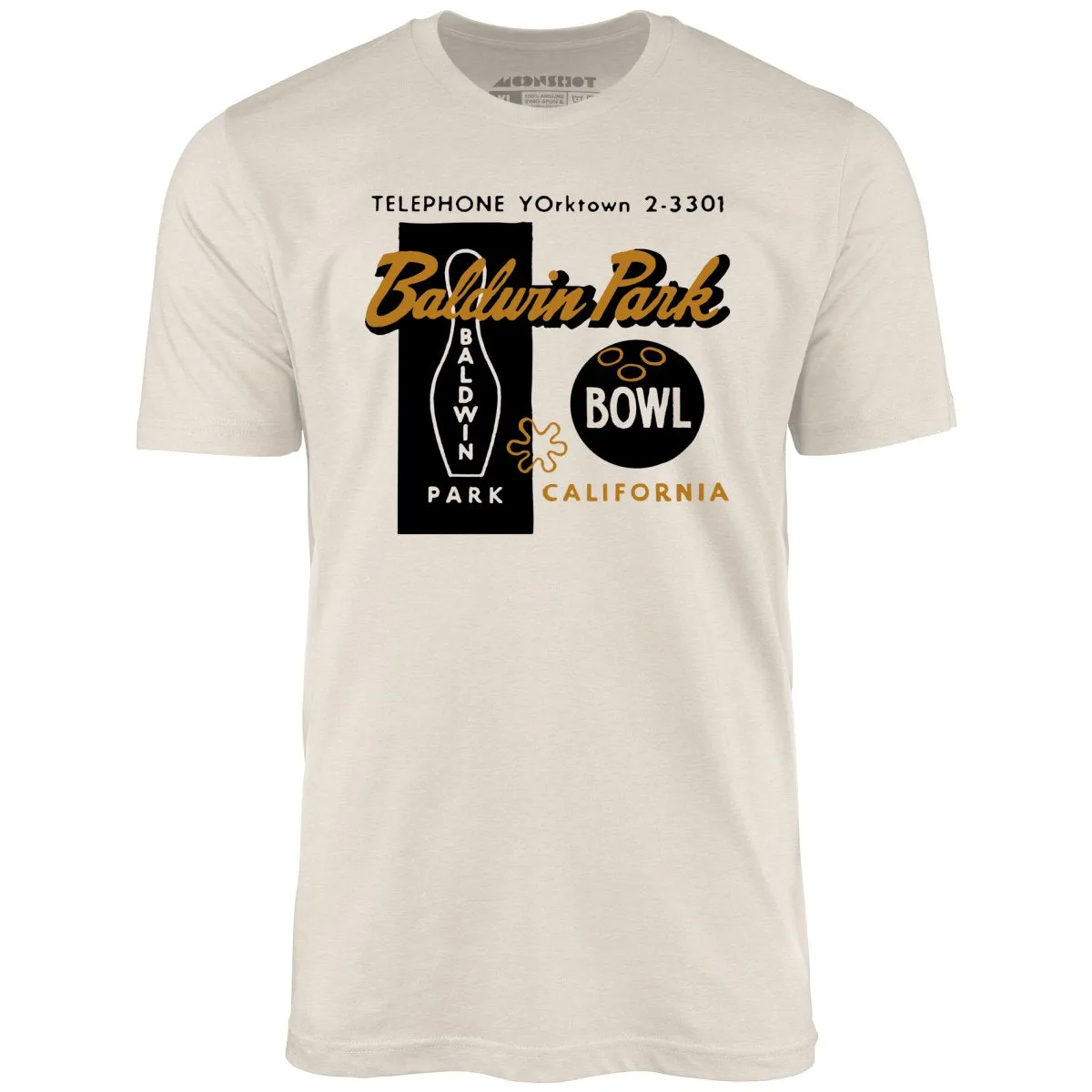 Baldwin Park Bowl - Baldwin Park, CA - Vintage Bowling Alley - Unisex T-Shirt