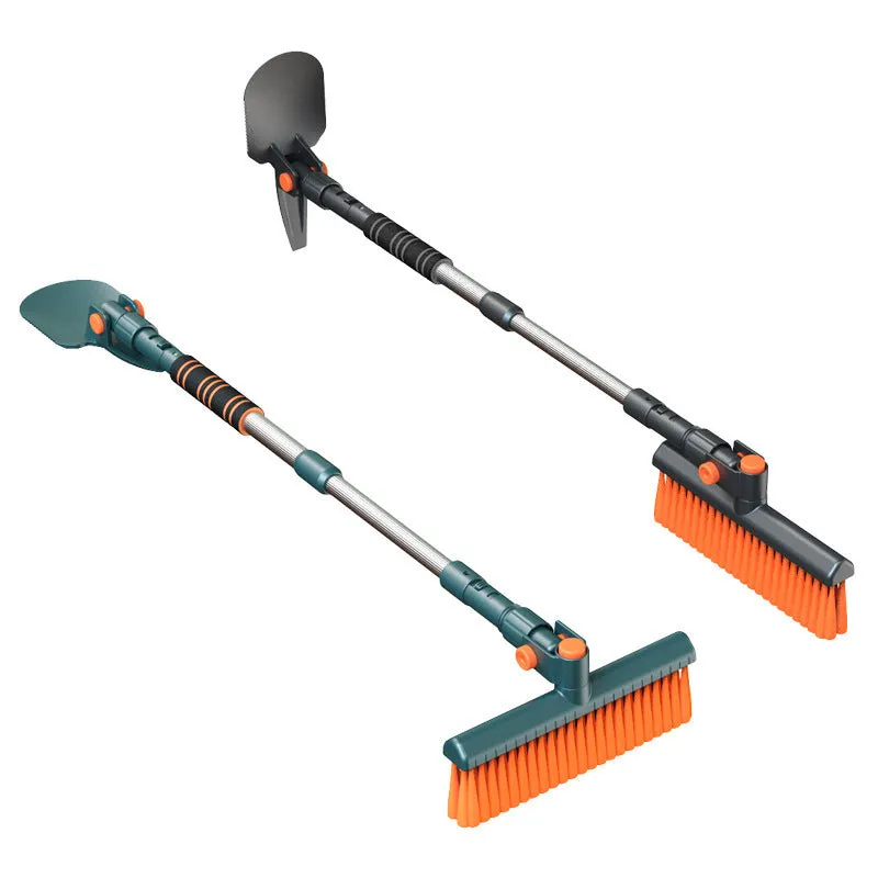 Car Snow Plough Shovel Ice Snow Scraper Skis Winter Defrost Car Four-in-one | Brodtica.com