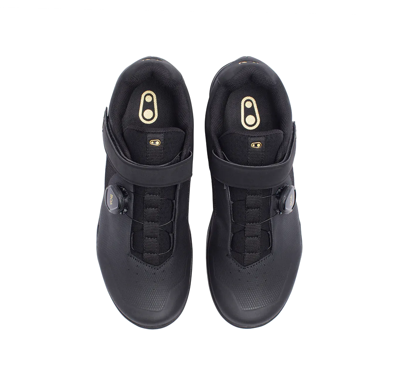 Crank Brothers Mallet BOA MTB Shoe - Black-Gold-Black
