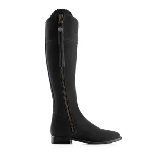 Fairfax & Favor Flat Regina Boot - Black