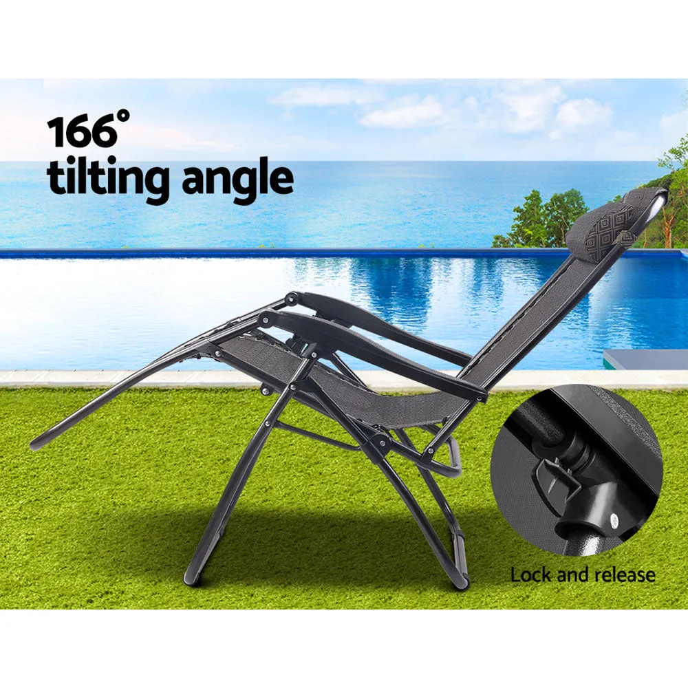 Gardeon Zero Gravity Outdoor Portable Recliner