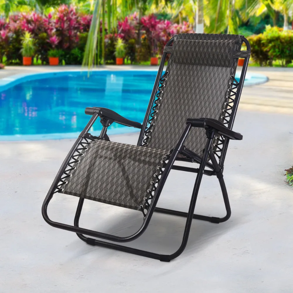 Gardeon Zero Gravity Outdoor Portable Recliner