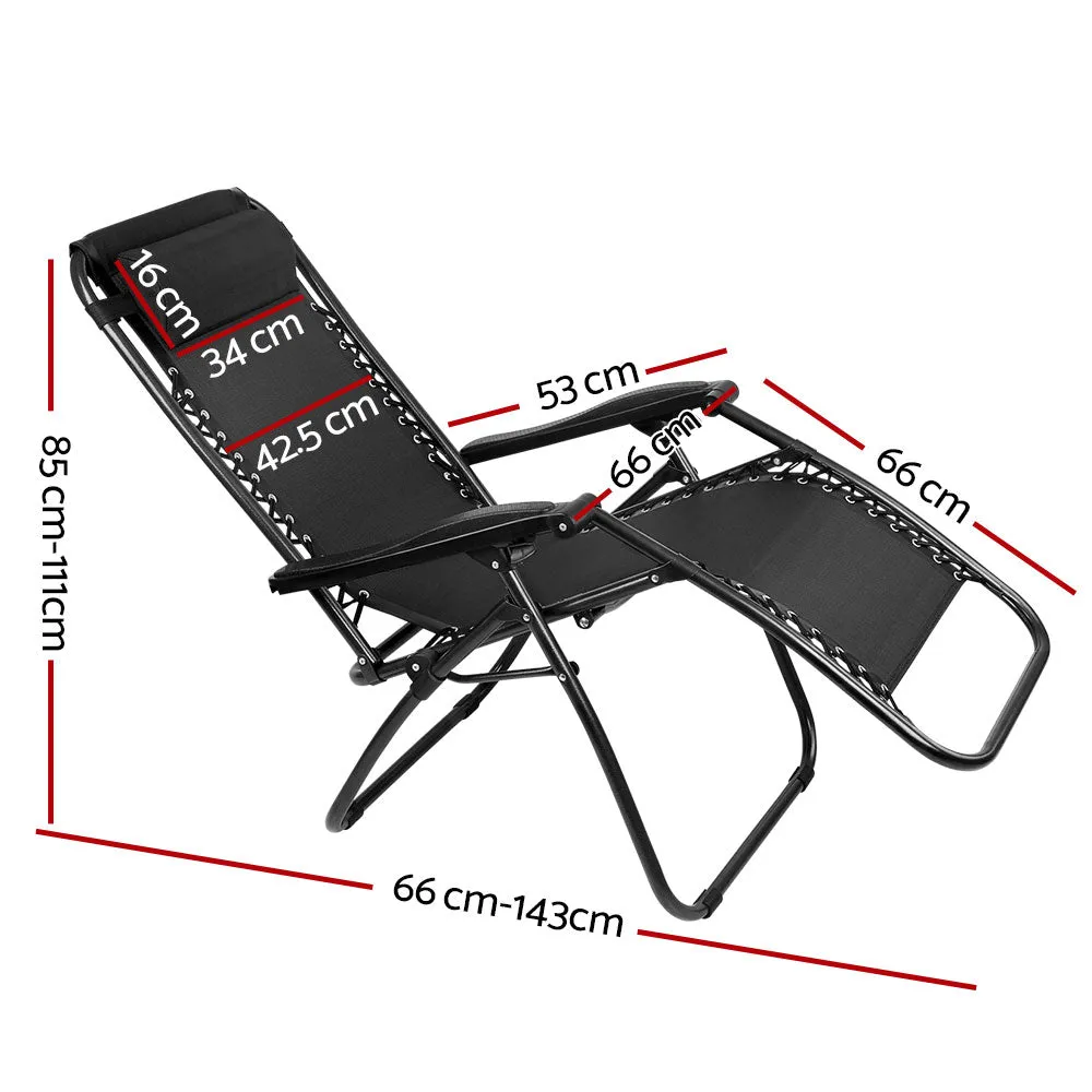 Gardeon Zero Gravity Outdoor Portable Recliner