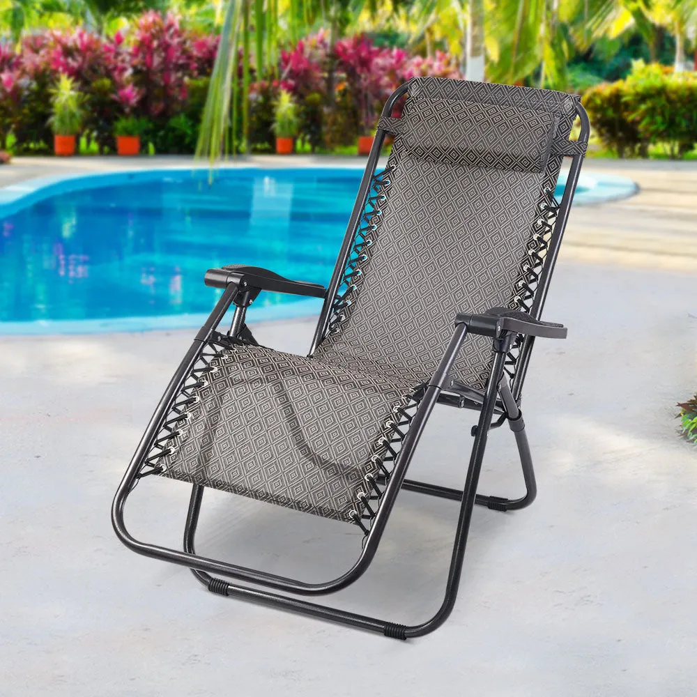 Gardeon Zero Gravity Outdoor Portable Recliner
