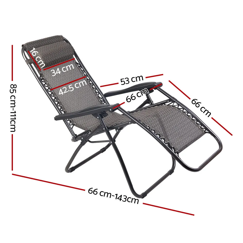 Gardeon Zero Gravity Outdoor Portable Recliner