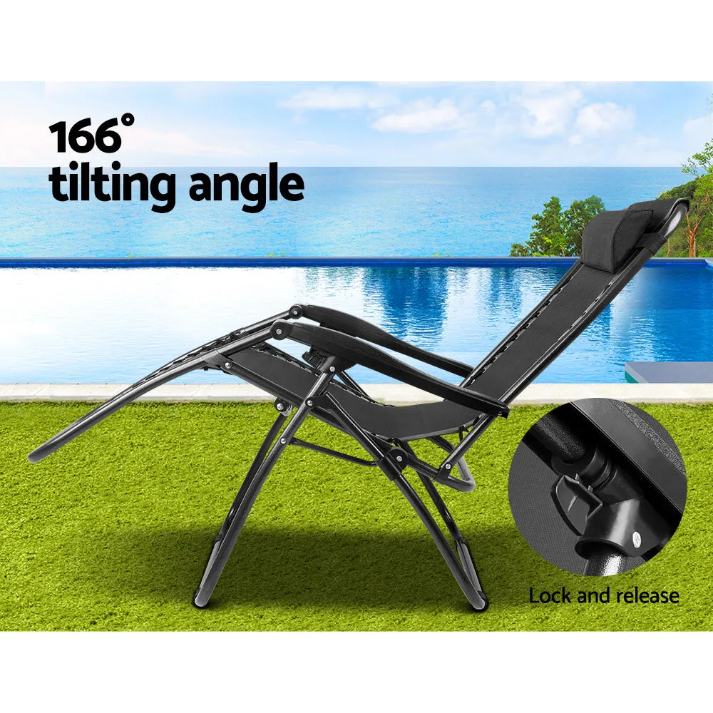 Gardeon Zero Gravity Outdoor Portable Recliner
