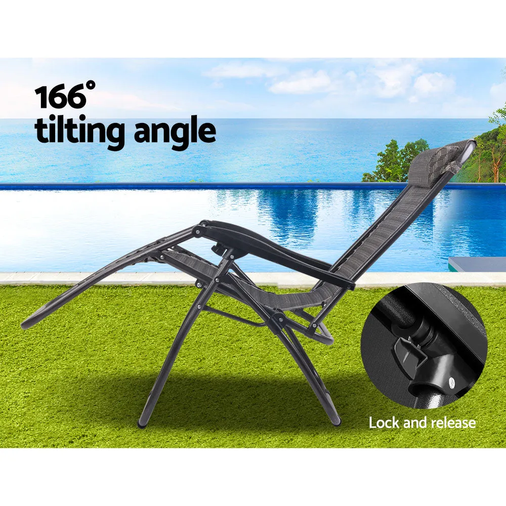 Gardeon Zero Gravity Outdoor Portable Recliner