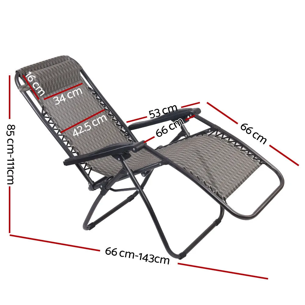 Gardeon Zero Gravity Outdoor Portable Recliner