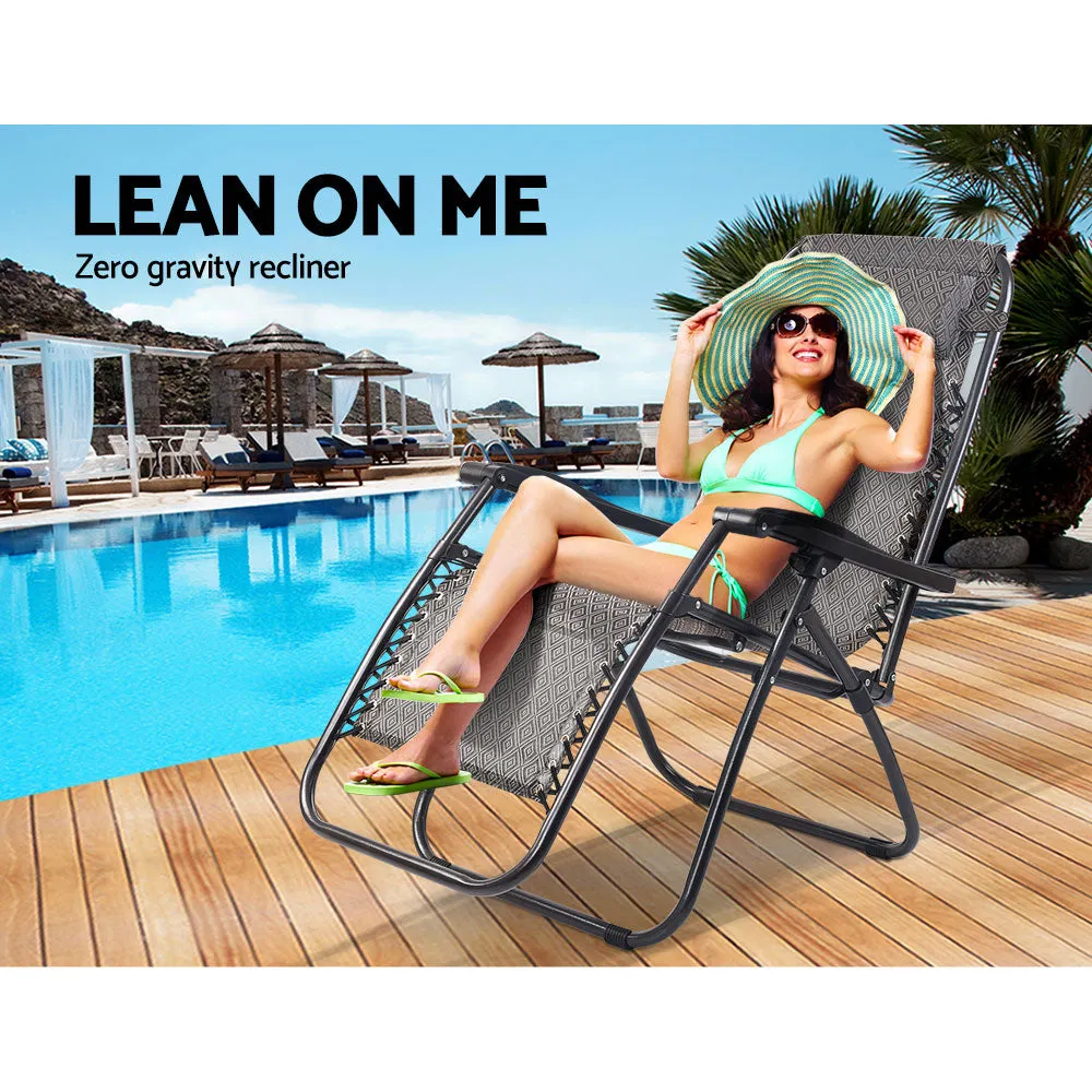 Gardeon Zero Gravity Outdoor Portable Recliner