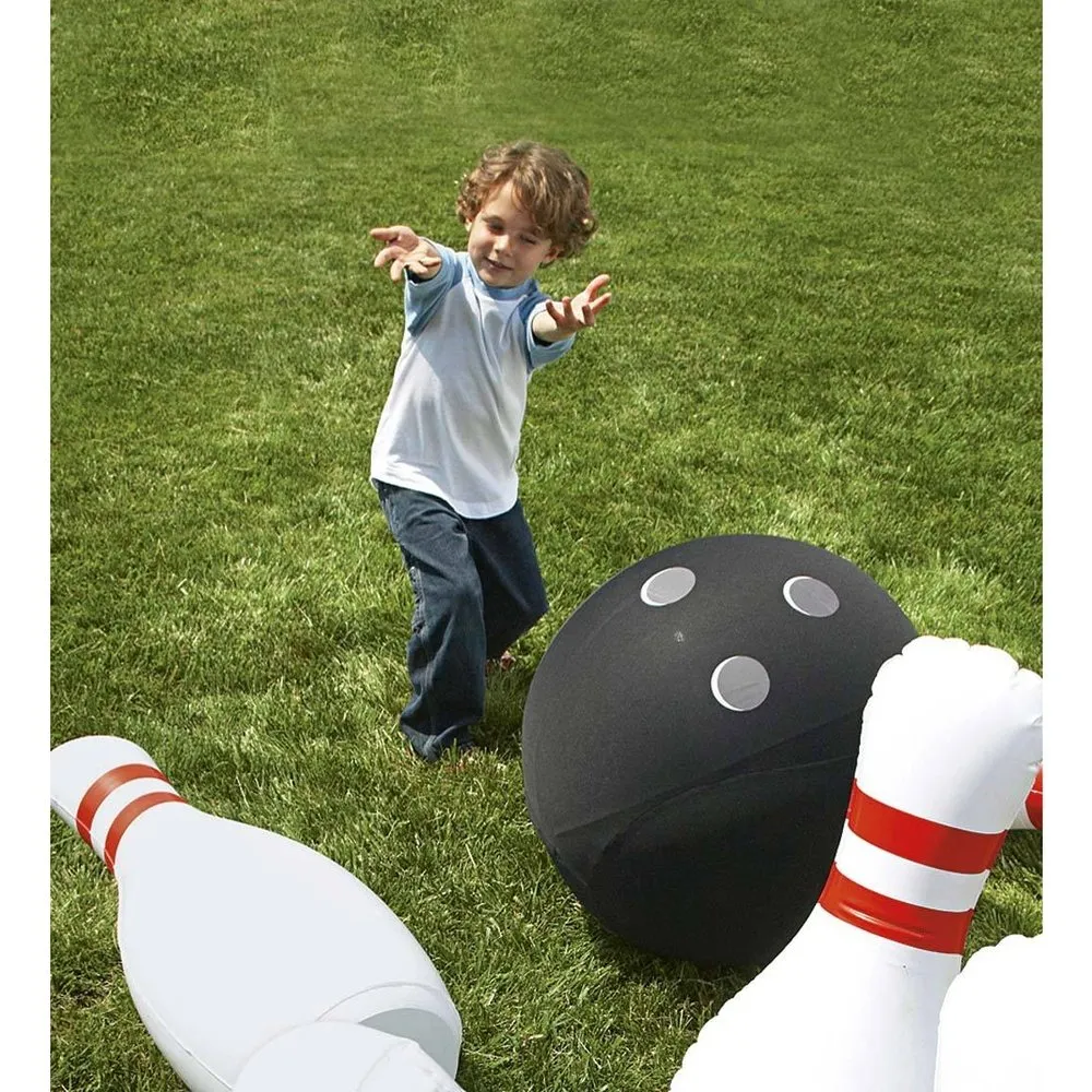 Hearth Song Giant Inflatable Bowling Game