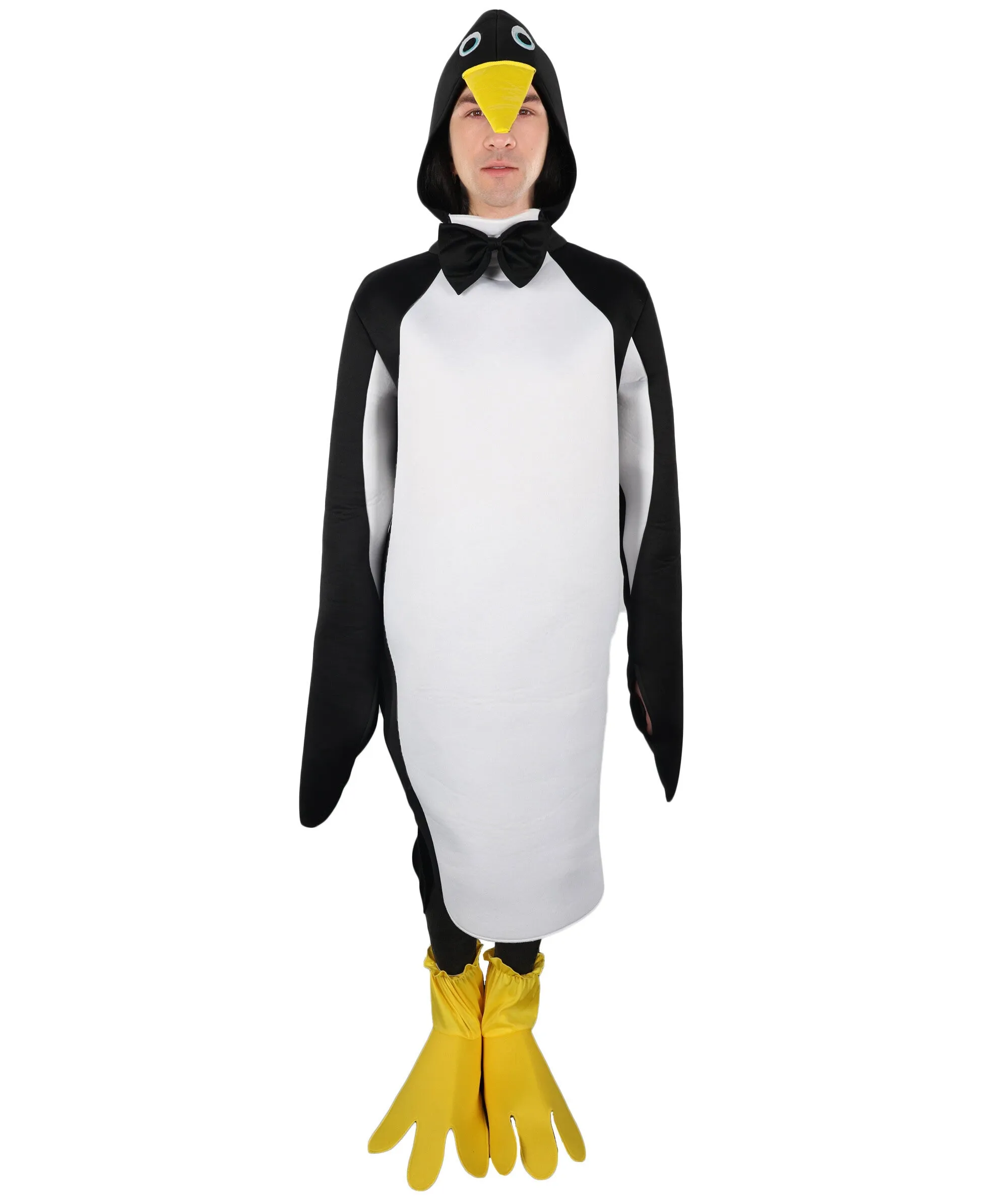 HPO Adult Unisex Funny and Cozy Animal Penguin Costume| Suitable for Halloween | Flame-retardant Synthetic Fabric