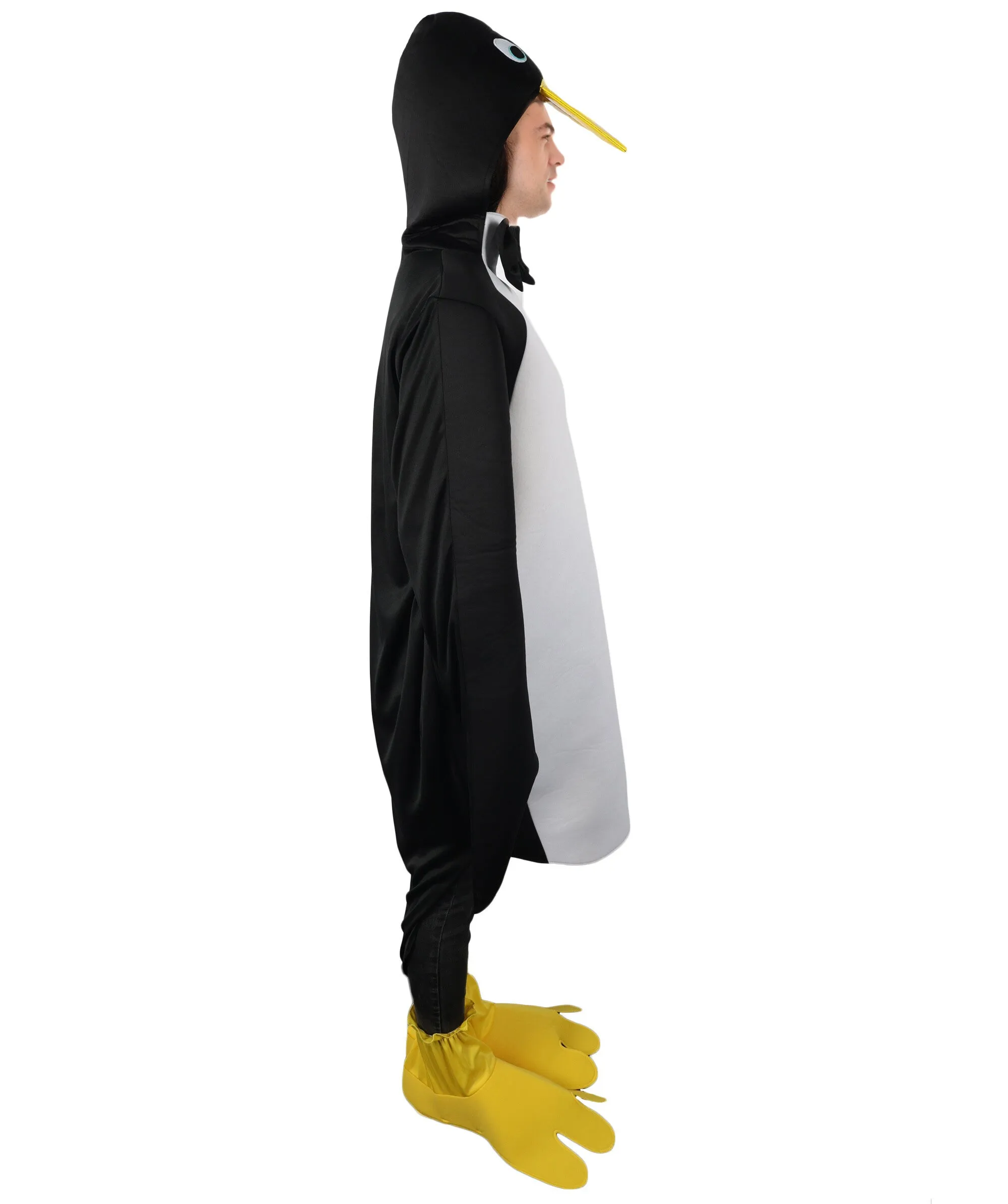 HPO Adult Unisex Funny and Cozy Animal Penguin Costume| Suitable for Halloween | Flame-retardant Synthetic Fabric