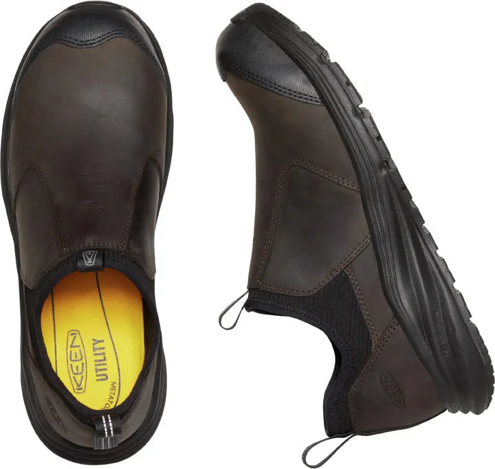 'Keen Utility' Men's Vista Energy Shift ESD Slip On Comp Toe - Coffee Bean / Black