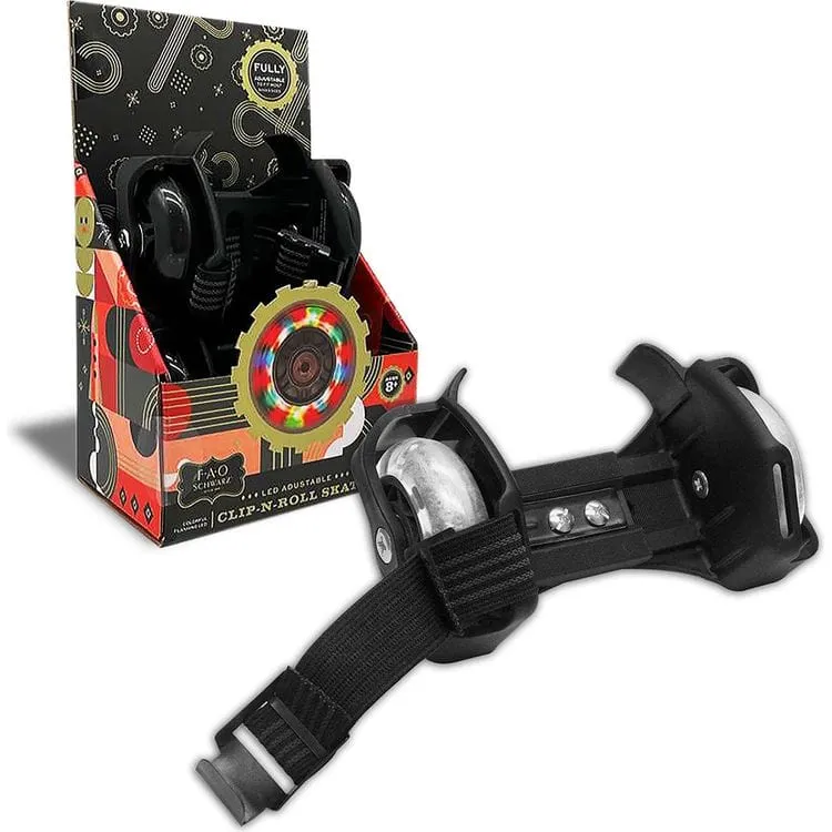 LED Adjustable Clip-N-Roll Skates