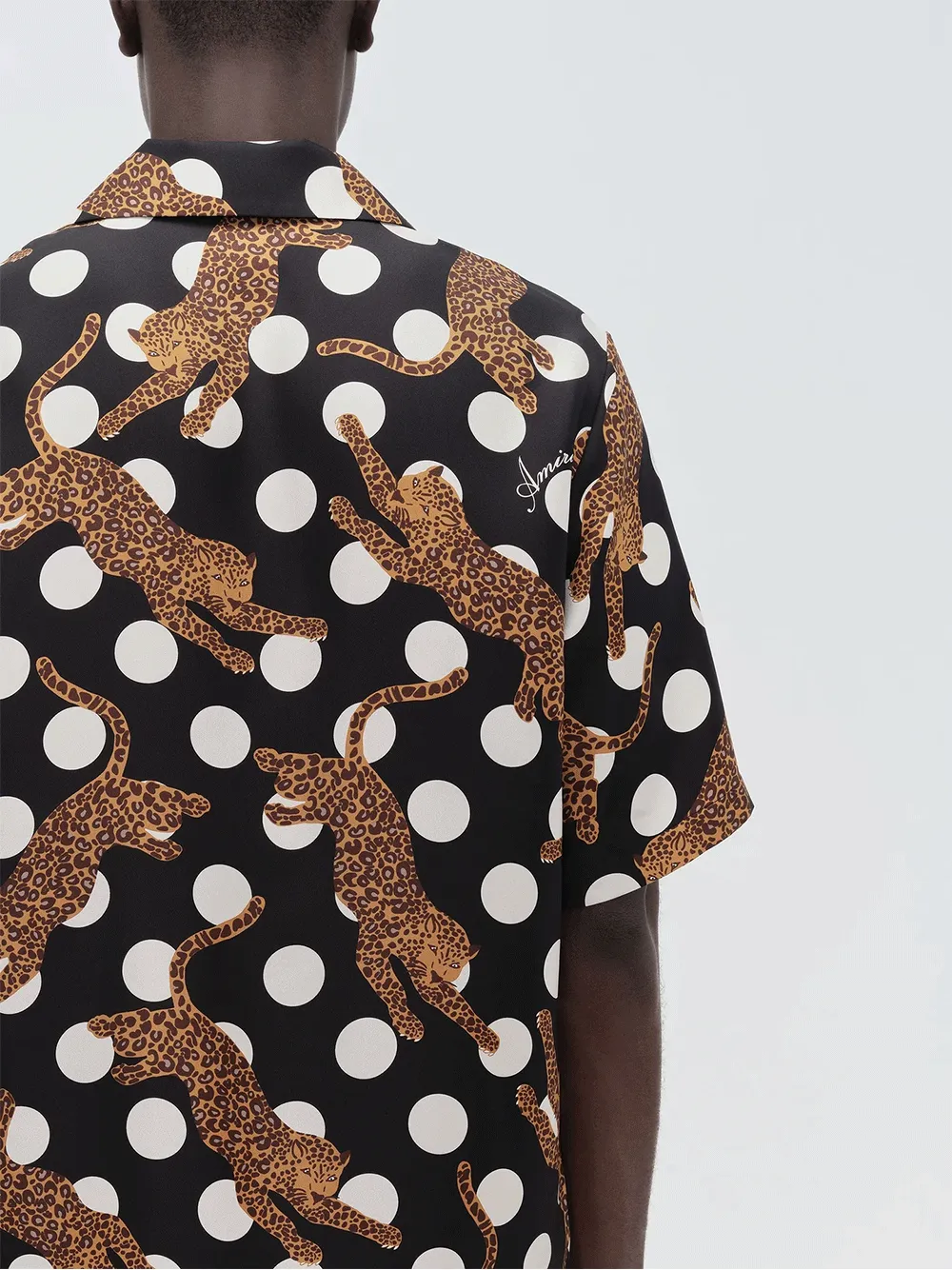Leopard Polka Dots Bowling Shirt