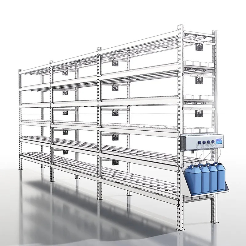 Lyine Full Set Vertical NFT Hydroponics System Farm with PHEC for Greenhouse Planting/Indoor Farming
