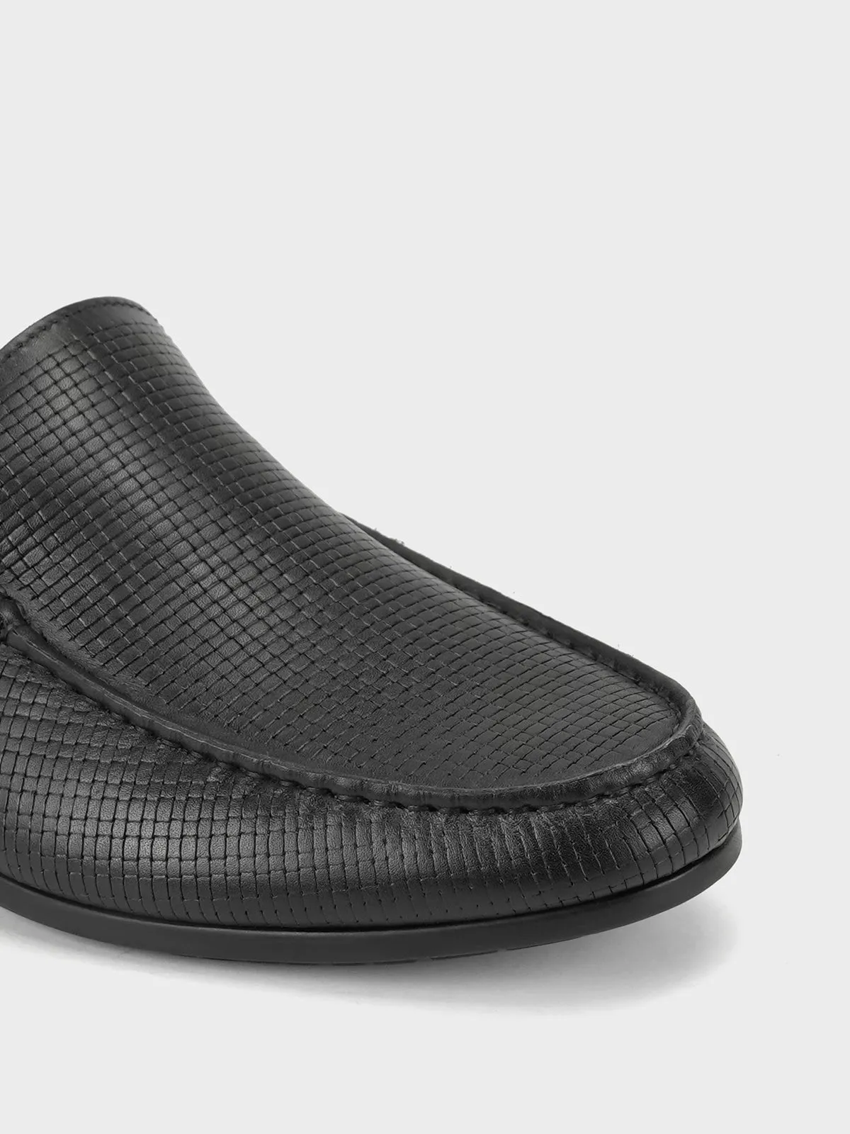 Men "FELIPE" Penny Keeper Casual Slip-On Leather Moccasins