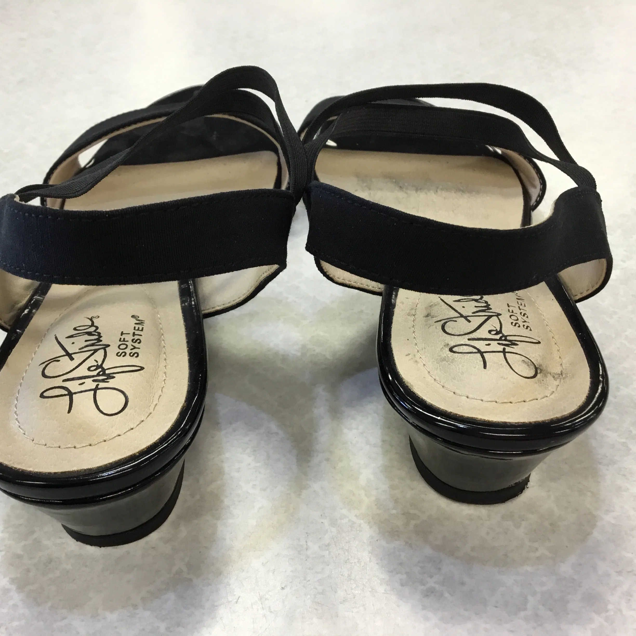 Shoes Heels Wedge By Life Stride In Black, Size: 8.5