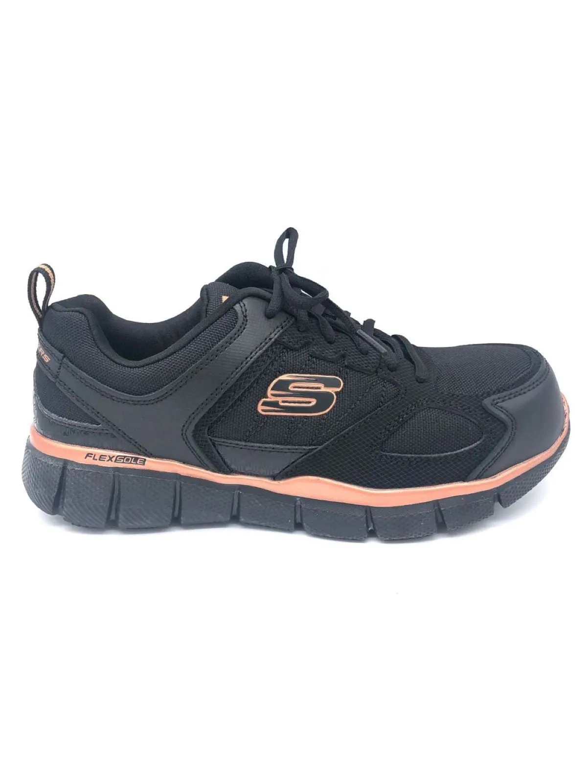 'Skechers' Women's Teflin Kanpur SR ESD Comp Toe - Black / Rose Gold