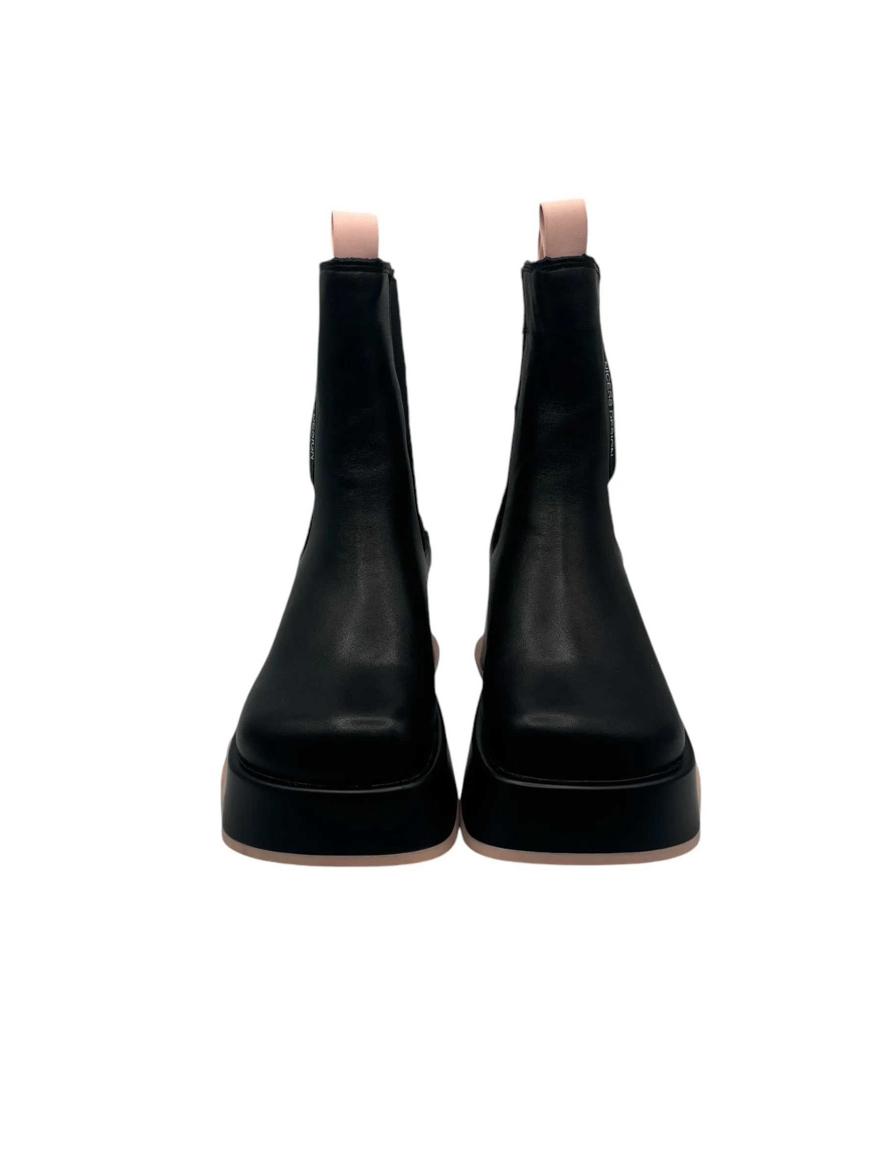 Spliced Calf Bootie