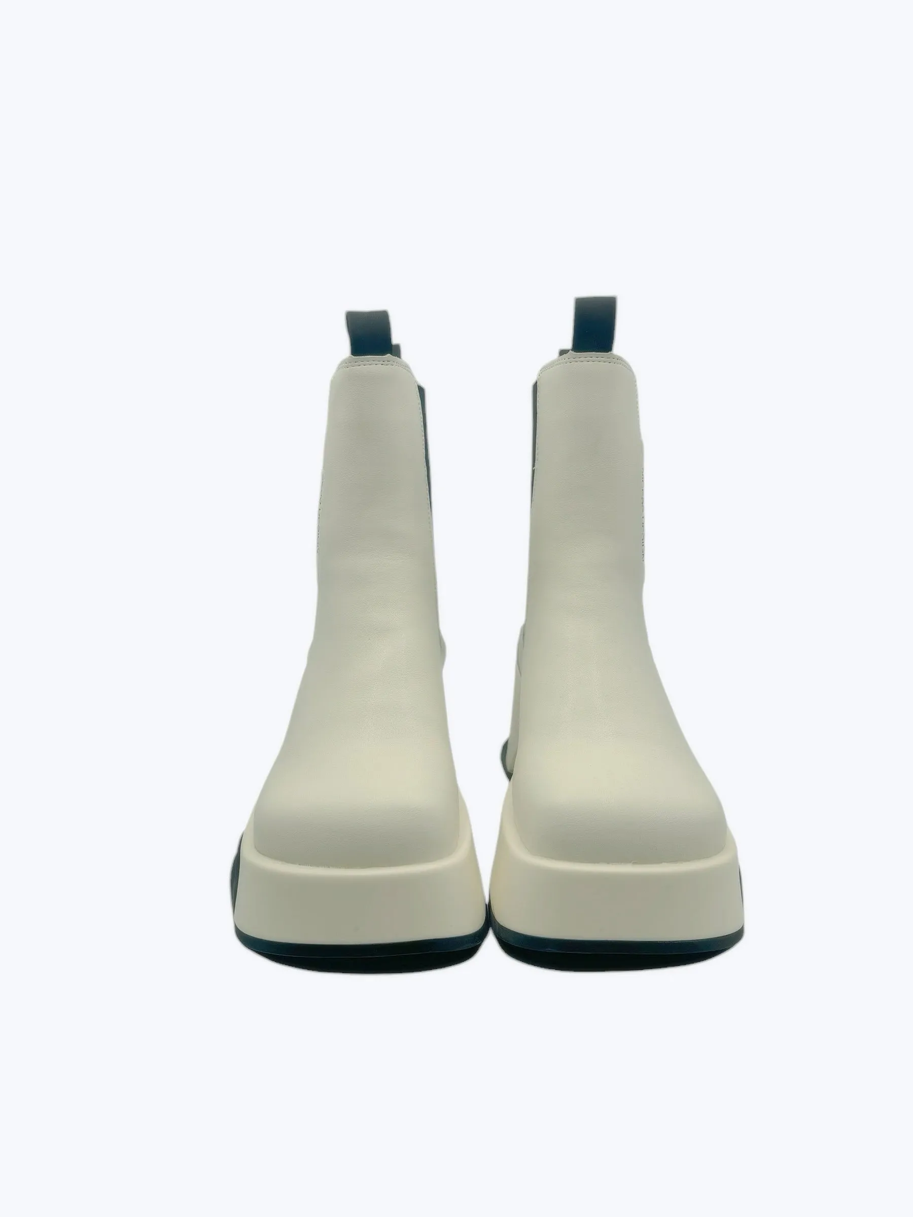 Spliced Calf Bootie