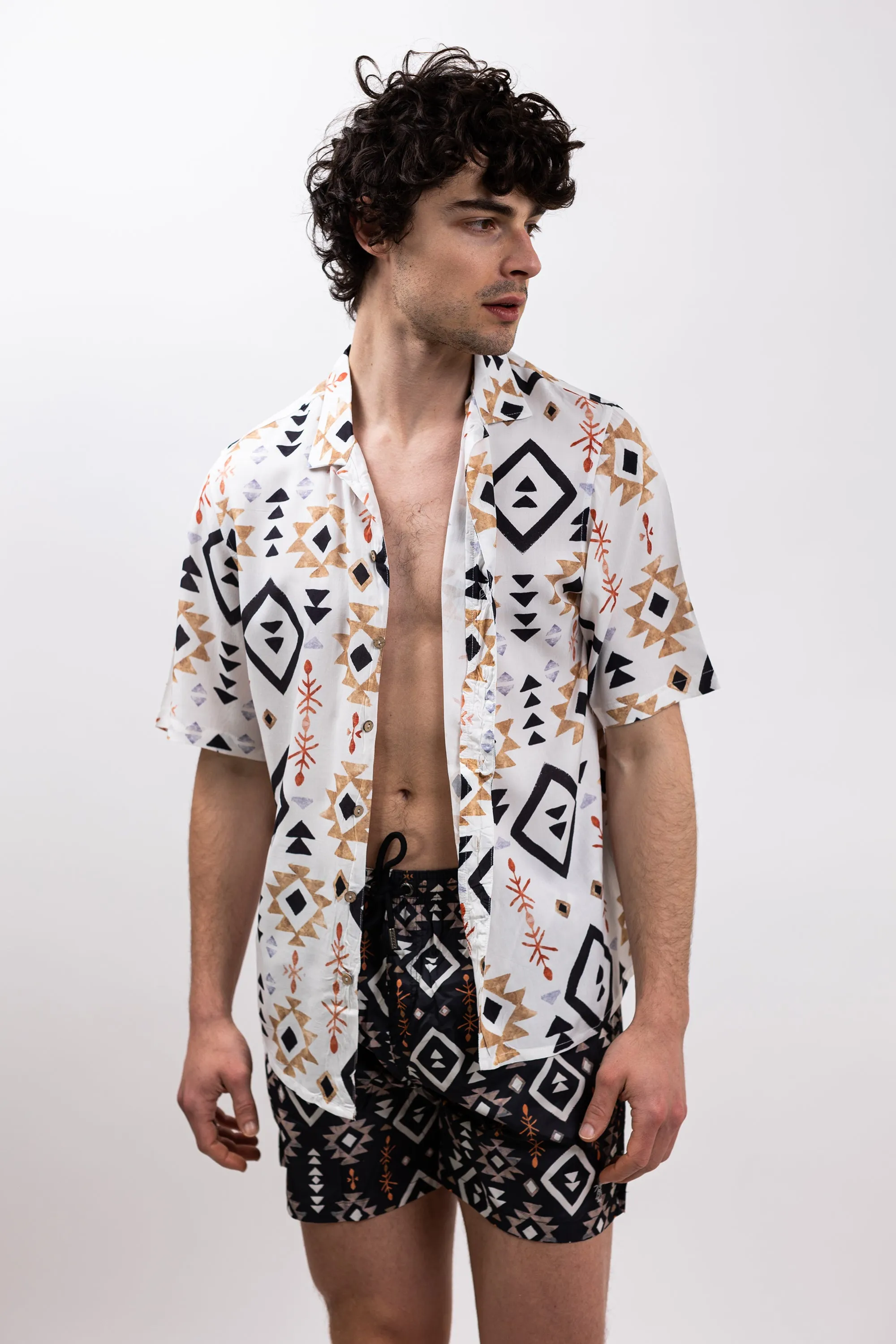 Tooco Men Bowling Shirt Uxmal Uomo