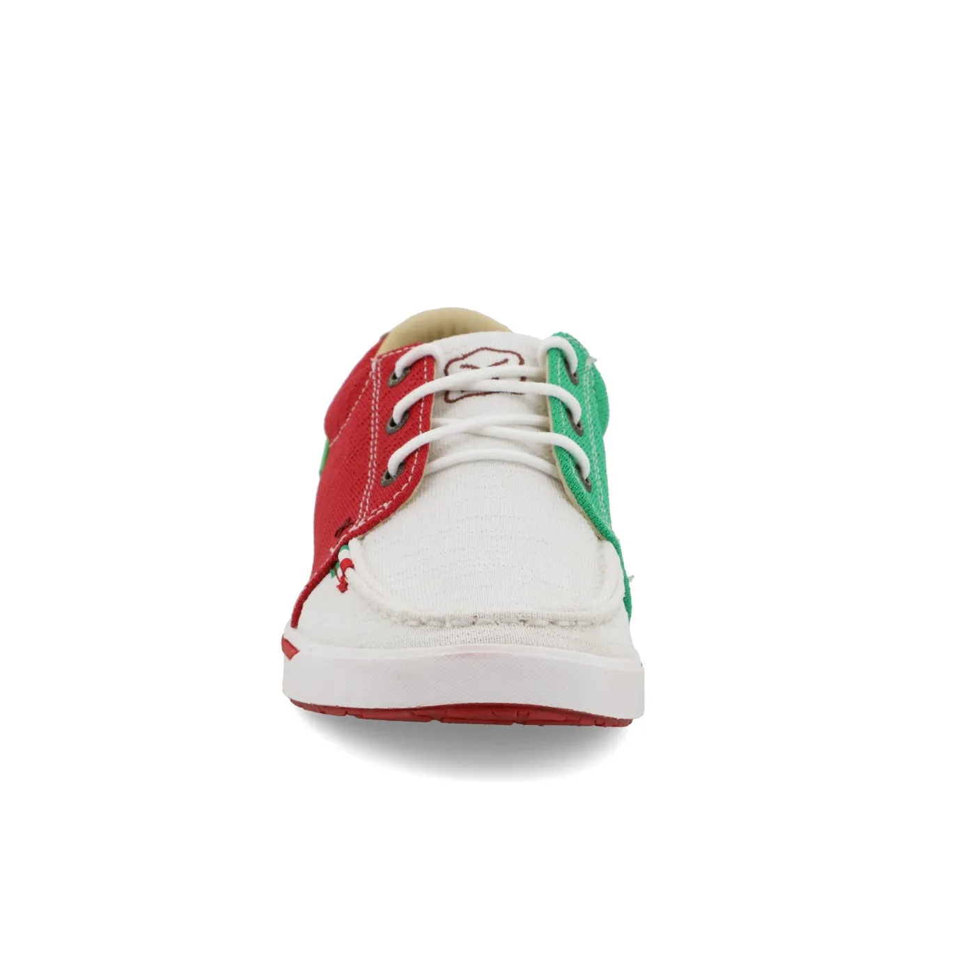Twisted X Casual Shoes Womens Leather Lace White Multi WCA0066