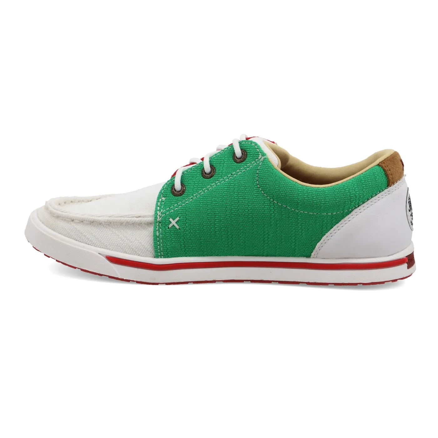 Twisted X Casual Shoes Womens Leather Lace White Multi WCA0066