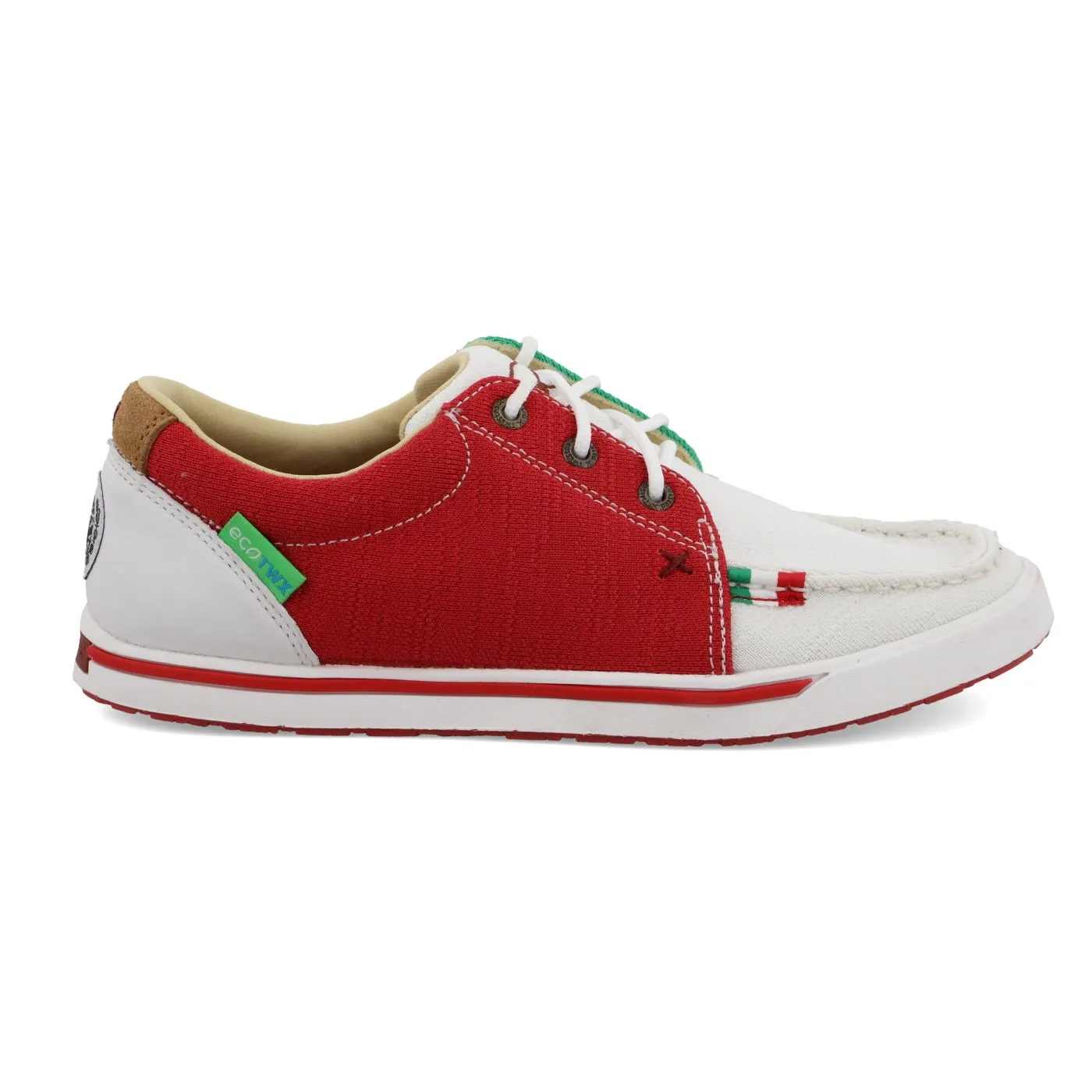 Twisted X Casual Shoes Womens Leather Lace White Multi WCA0066