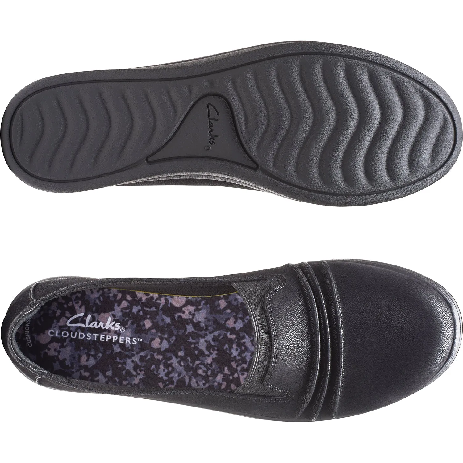 Women's Clarks Cloudsteppers Breeze Sol Black Synthetic